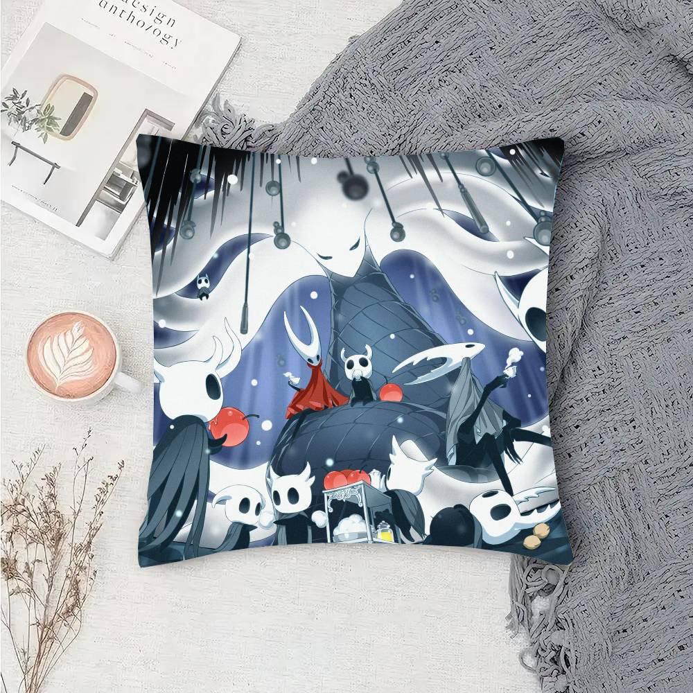 The HHollow KKnight Adventure Game Pillow Case Fashion Square Pillowcase Bedroom Sofa Room Ins Decoration Leisure