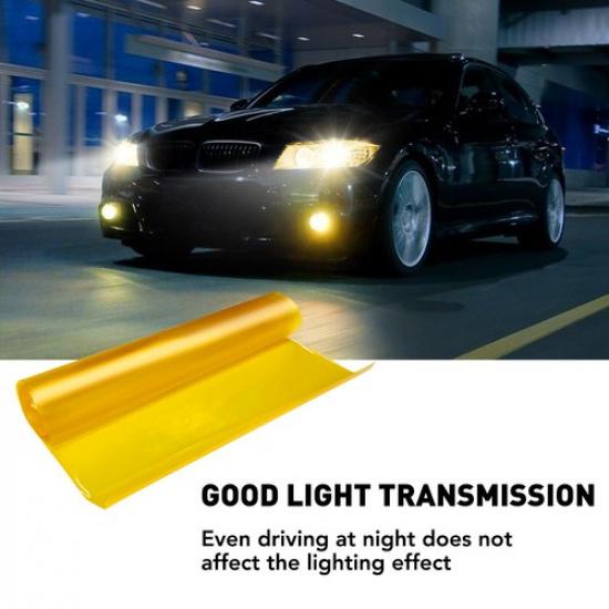 Golden Gloss Headlight Tint Film Taillight Vinyl Wrap Fog Light Bulbs Light Dark