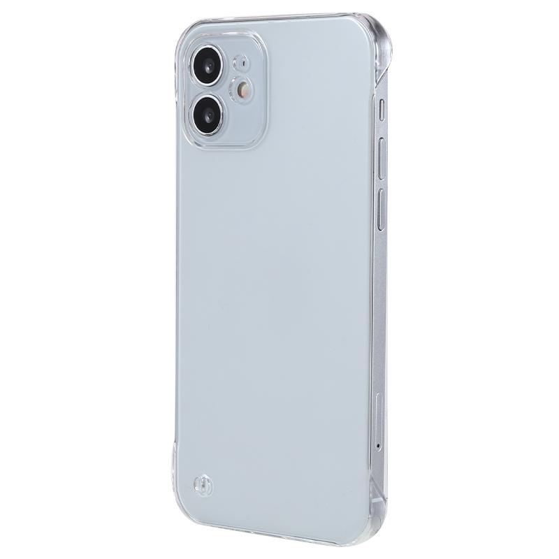 Hard PC Phone Case for iPhone 12 6.1 Inch Protective Slim Case Frameless Transparent Cell Phone Cover