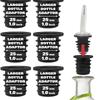 1/4/6Pcs Liquor Pourer Adapters Perfect For Large Olive Oil Bottles And Liquor Bottles Up To 1 Inch/25Mm