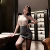 New Sex Underwear Sexy Tight Hip Skirt Secretary Uniform Passion Free Pajamas Women