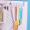 Over Door Home Rack Hook Organizer Bathroom Kitchen Coat Towel Hanger Rack Holder Shelf 5 Hooks AVE