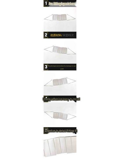 GS8 Window & Body Glass Anti-Scratch Bright Trim Decorative Patch Car Accessory