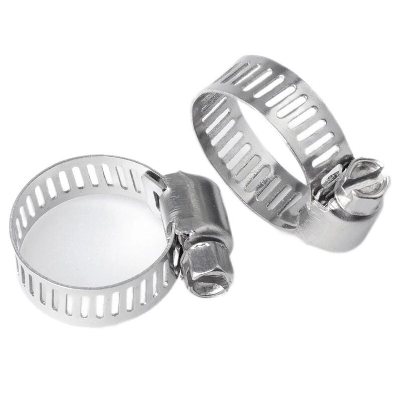 Fuda 304 Stainless Steel Hose Clamps (100-Pack)