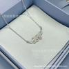 HEFANG Sparkling Feather Necklace
