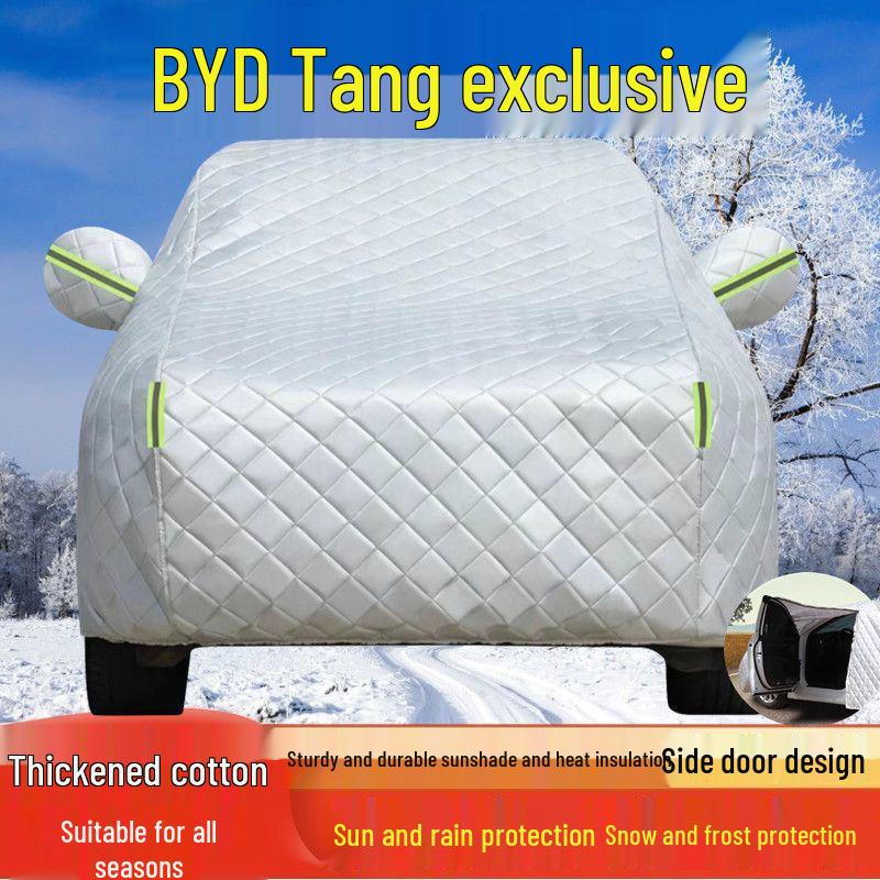 BYD New Tang Universal Car Cover: Sun & Rain Protection, Heat Insulation, Thick Outer Raincoat