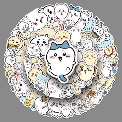 50 Cartoon Stickers Cute Emoticon Packs Ji Kawa Decorative Mobile Phone Case Small Mochi Stickers