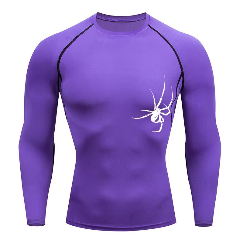 Men's T-shirt Men Running Sport T Shirt Men Compression Fitness Tops Tee Quick DryTight Training Gym Sport Running Shirts