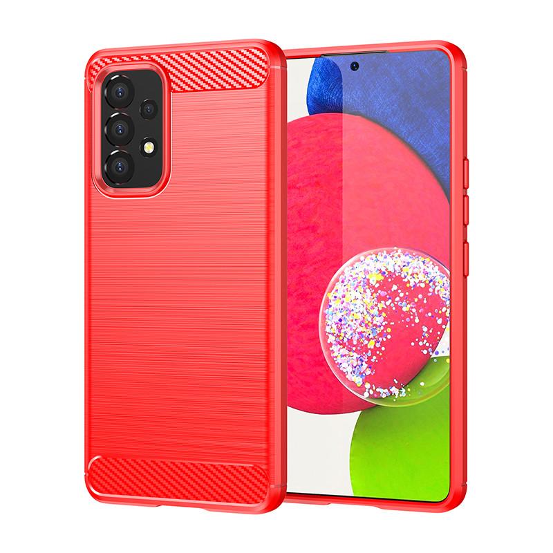 

For Samsung Galaxy A53 Case For Samsung Galaxy A53 5G Cover 6.5 inch Shockproof Soft Silicone Protective Bumper For Galaxy A53 For A53 5G красный