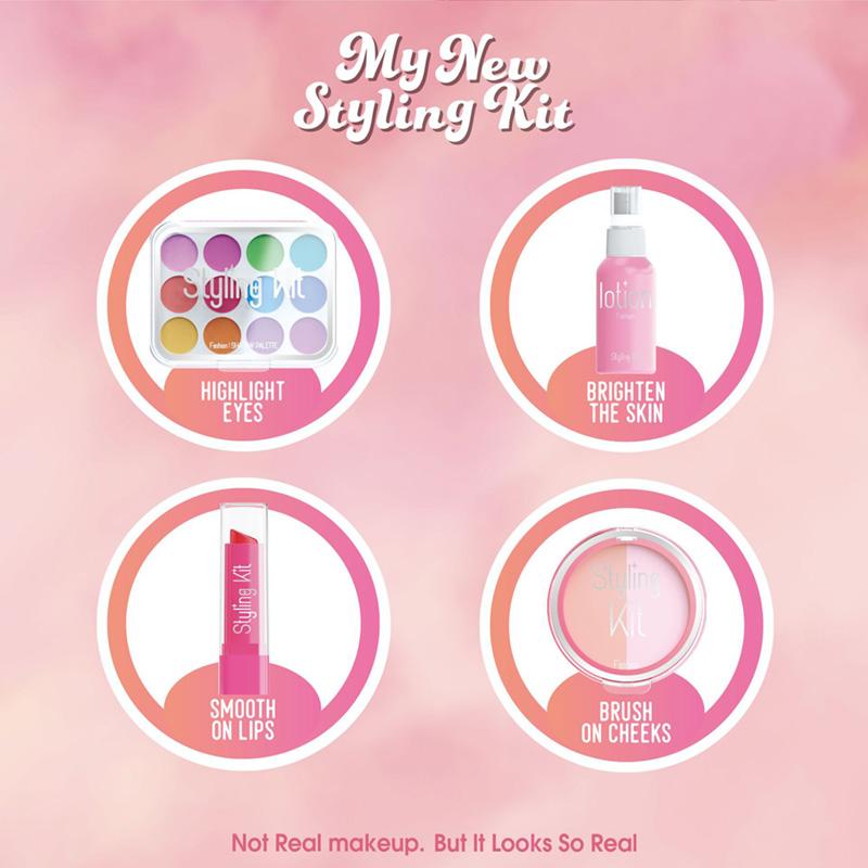 Non-Toxic Kids Toys Simulation Cosmetics Set Pretend Play Makeup Toys For Children Play House Simulation Make Up Educational Toys Gifts