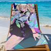 Lynae WuWa Game Towel Sports Quick Dry Travel Camping Gear Sandproof Soft Light Large Beach Towel