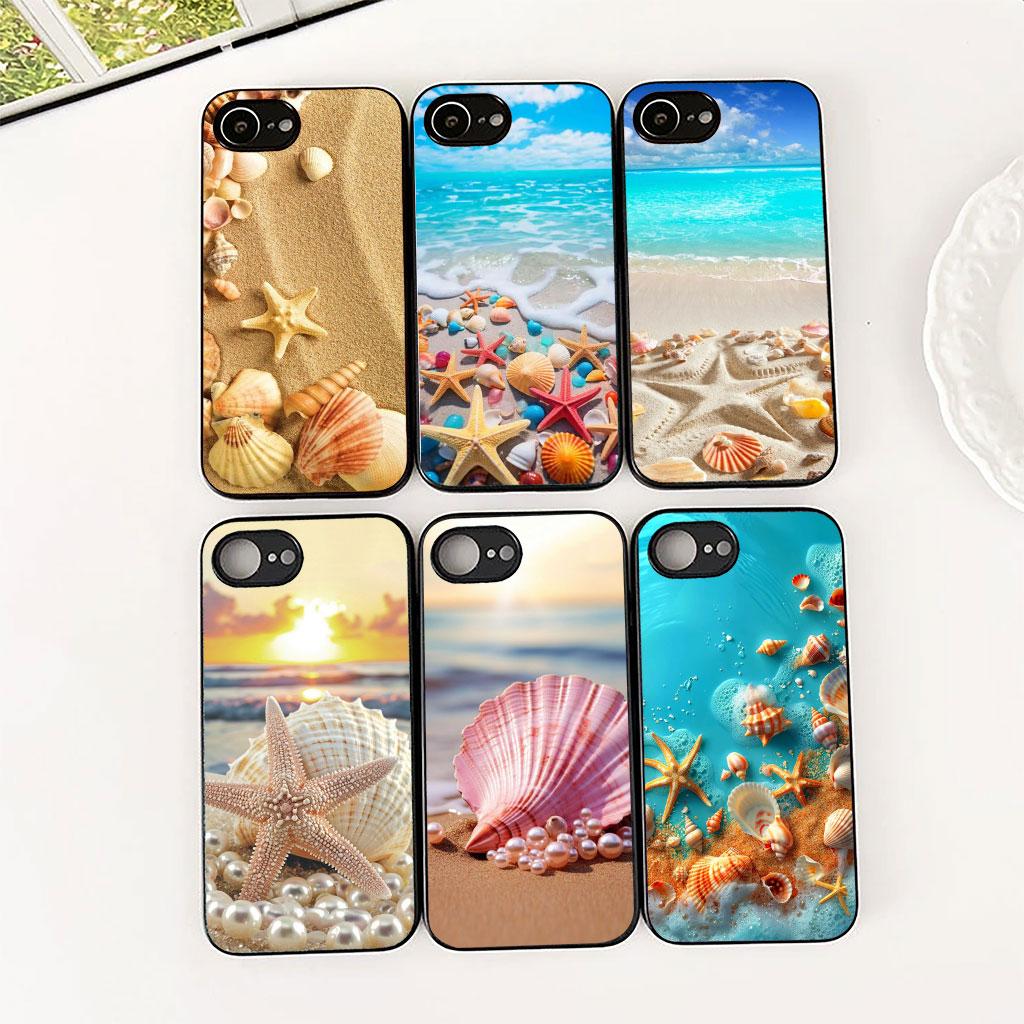 Phone Cover for Xiaomi Poco C75 C65 C71 C85 X7 X6 M7 F7 F8 Ultra F6 Pro Case Mountain Sea Beach Travel Shell Starfish Star