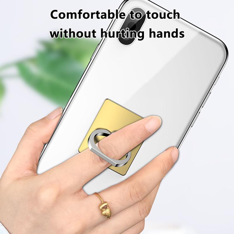 360° Degree Rotating Phone Holder Stand Bracket Finger Ring Round Smartphone Cellphone Ring Holders Mount Accessories