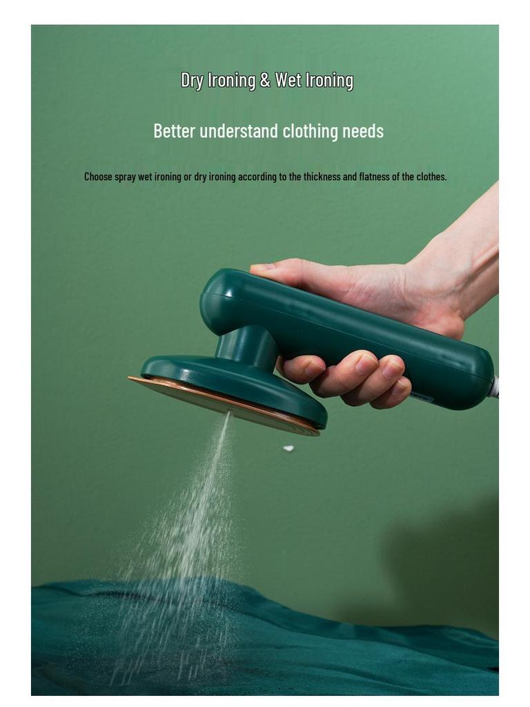 Portable Mini Garment Steamer: Handheld Multifunctional Electric Iron for Household Use