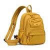 Zaino Compatto con Tasche Multiple con Zip e Tasca Laterale in Rete