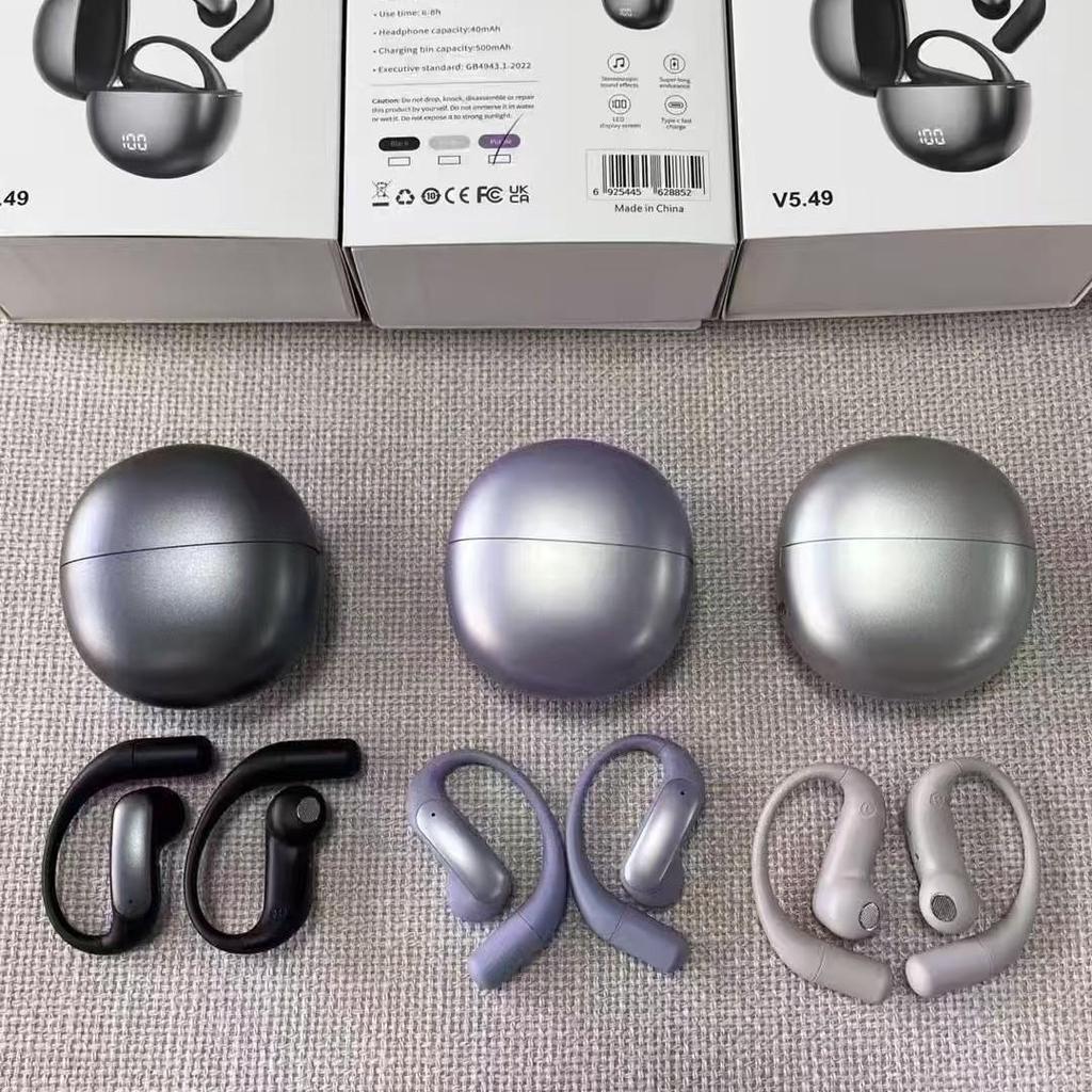 M118 Smart AI Translation Bluetooth Earphones with High-Quality Sound, Long Battery Life, Power Display & Ear Hook Design
