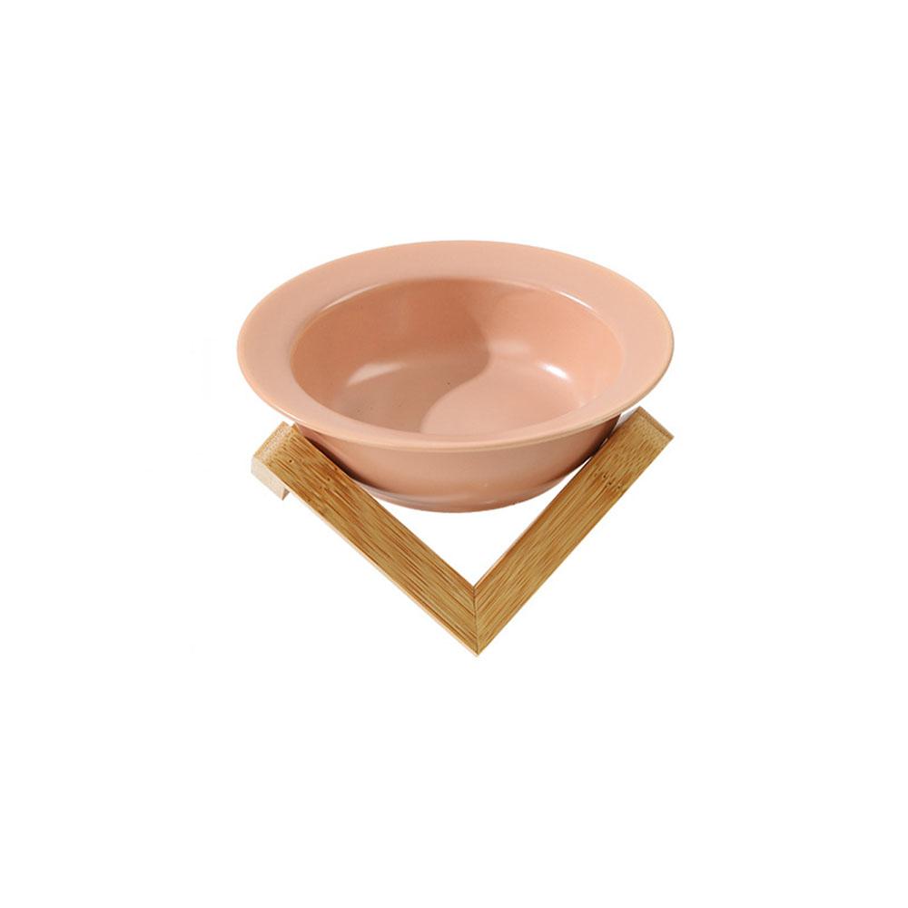 

Elevated Pet Bowl Stand - Ceramic Slant Mouth Dog/Cat Bowls, Anti-Spill, High-Value, Pet Feeding Supplies for Dogs & Cats розовый