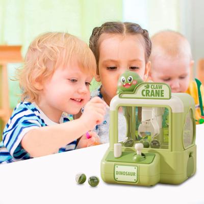 Kids Claw Machine Toy Dinosaur Duck Cartoon Grab Ball Game for Toddlers Fun Candy Claw Crane with Easy Controls