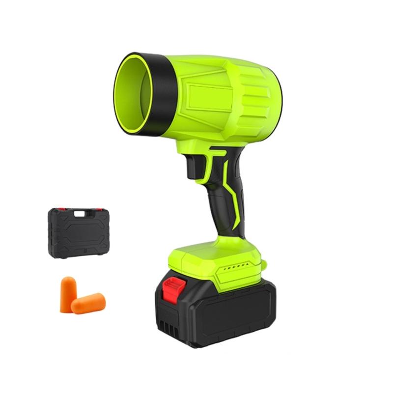 High Execution 21V Handheld Air Blower With 750g Wind Pressure And 130 Cubic Meters Per Moment Output For Outdoor Cleaning