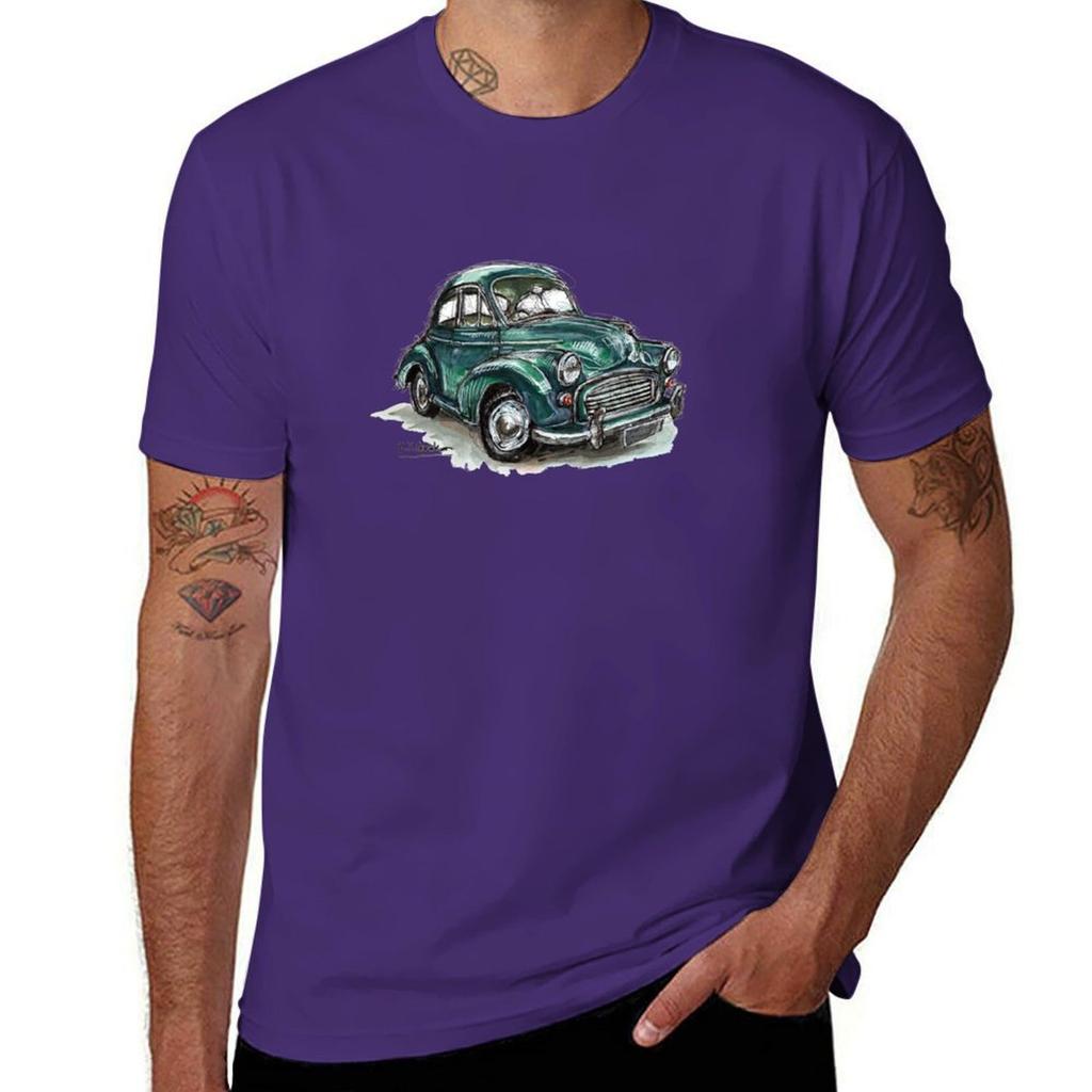 Morris Minor Tshirt vintage vintage clothes Mens cotton tshirt