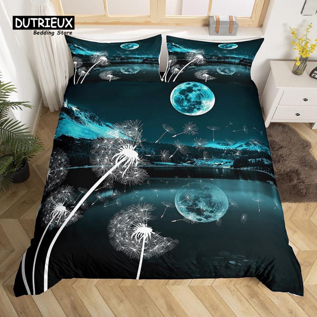 Snow Mountain Duvet Cover Set, 3pcs Bedding Set, Soft Comfortable Breathable Duvet Cover, For Bedroom Guest Room Decor
