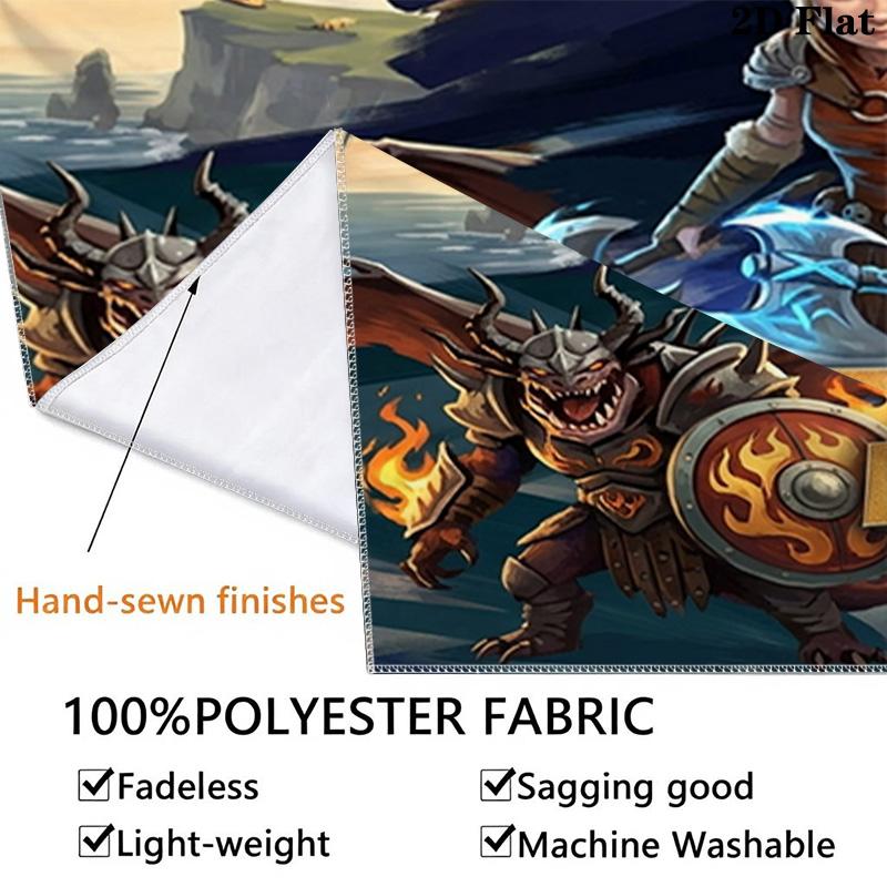 How Train Dragon Wall Tapestry Aesthetic Wall Hanging Printed Fabric Blanket Decorative Tapestries For Bedroom Living Room Home Decor
