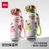 Cute Kids Dual-Use Insulated Straw Cup