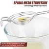 Separatore di Uova Separatore Tuorlo Albume Acciaio Inossidabile Filtro Setaccio Tuorlo Albume Divisorio Uova Utensile da Cucina per Cuocere Torte