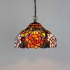 Nordic Rural Style Roses Tulip Chandelier Kitchen Dining Room Hallway Handmade Glass Chandelier Indoor Home Decor Lamp