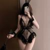 Sexy Lingerie Sexy Suspender Lace Seduction Hollowed Out Open Onesie Hot Uniform Woman