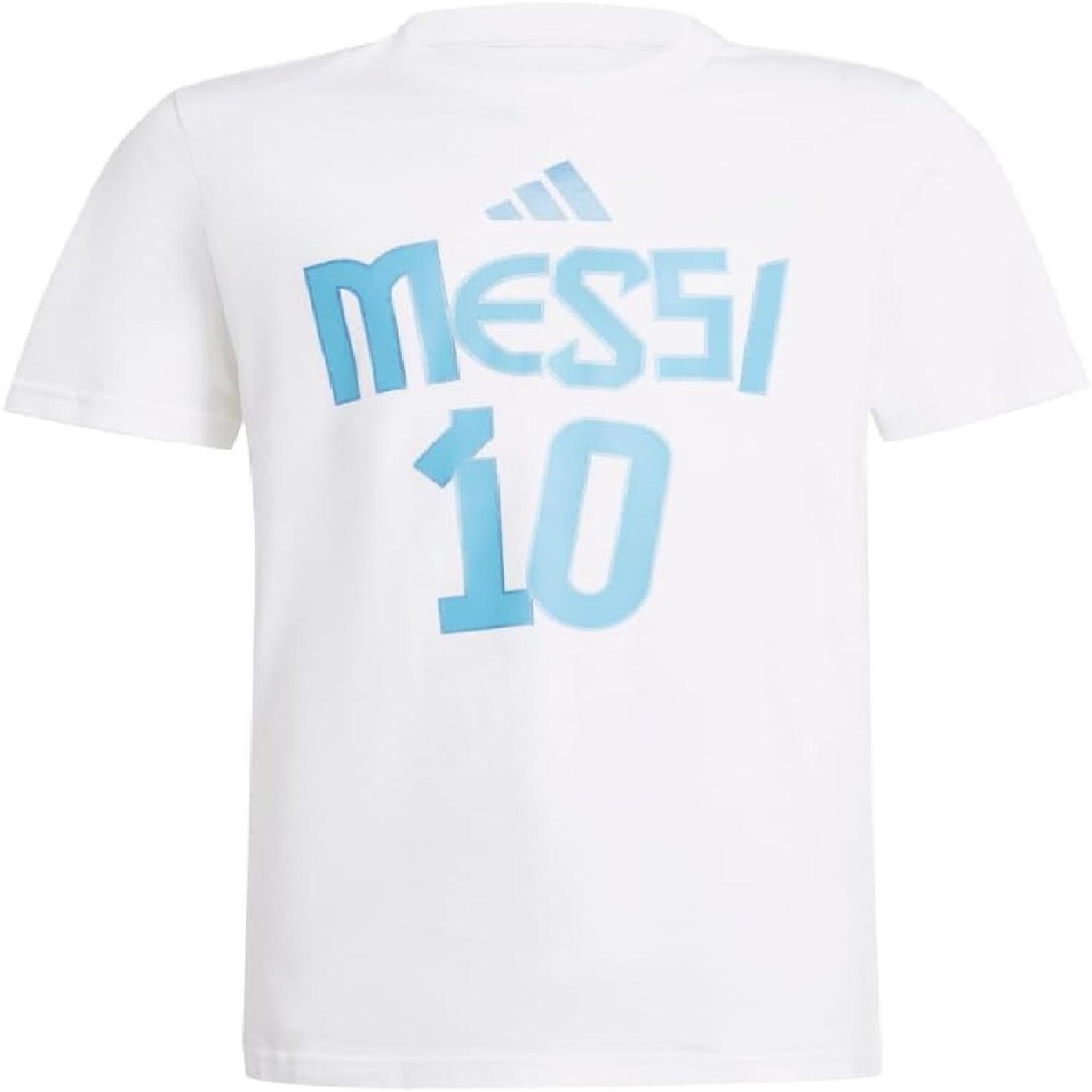 adidas Мальчики Месси Имя и Номер Графика S