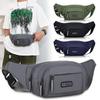 Versatile Men's Outdoor Waist Bag - Wear-Resistant Multipurpose Chest Bag for Running & Storage