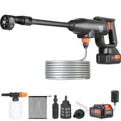 High Pressure Cordless Washer Cleaner Portable Water Spray Car Gun 580 PSI