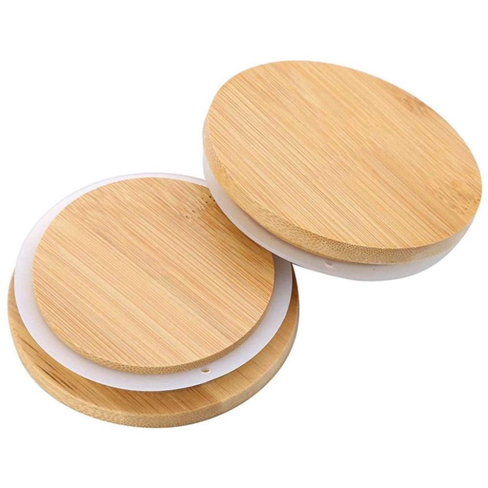 Jar Lids Wide Mouth with Seal Ring Mugs Cup Covers Bottle Sealing Caps Mason Jar Lids Can Lids