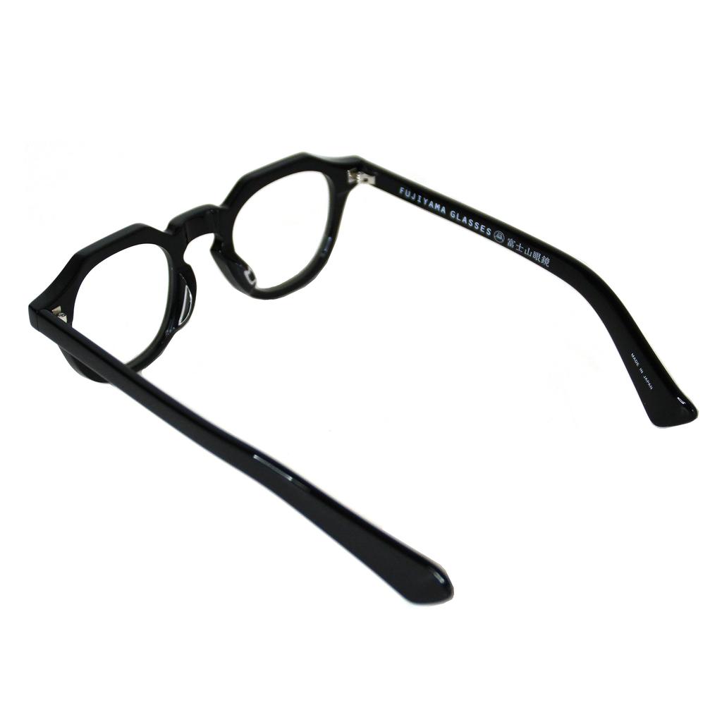 Fujisan Glasses ORIGINAL PROTE Eyeglasses Made in and Crown UV Thick Black Stylish Clear [meSmart] Sunglasses, Japan, Sabae, Men's Women's, Panto,