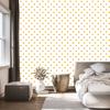 Hearts Wallpaper White, Cream and Gold 50x1000