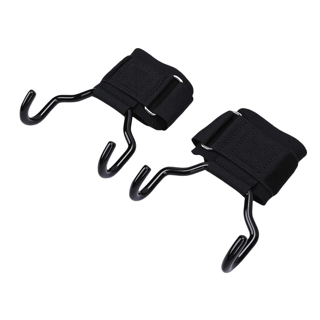 1 Pair Weight Lifting Hooks Adjustable Men Women Wrist Strap Multi Functional for Gym Pull Ups Deadlifts Strength