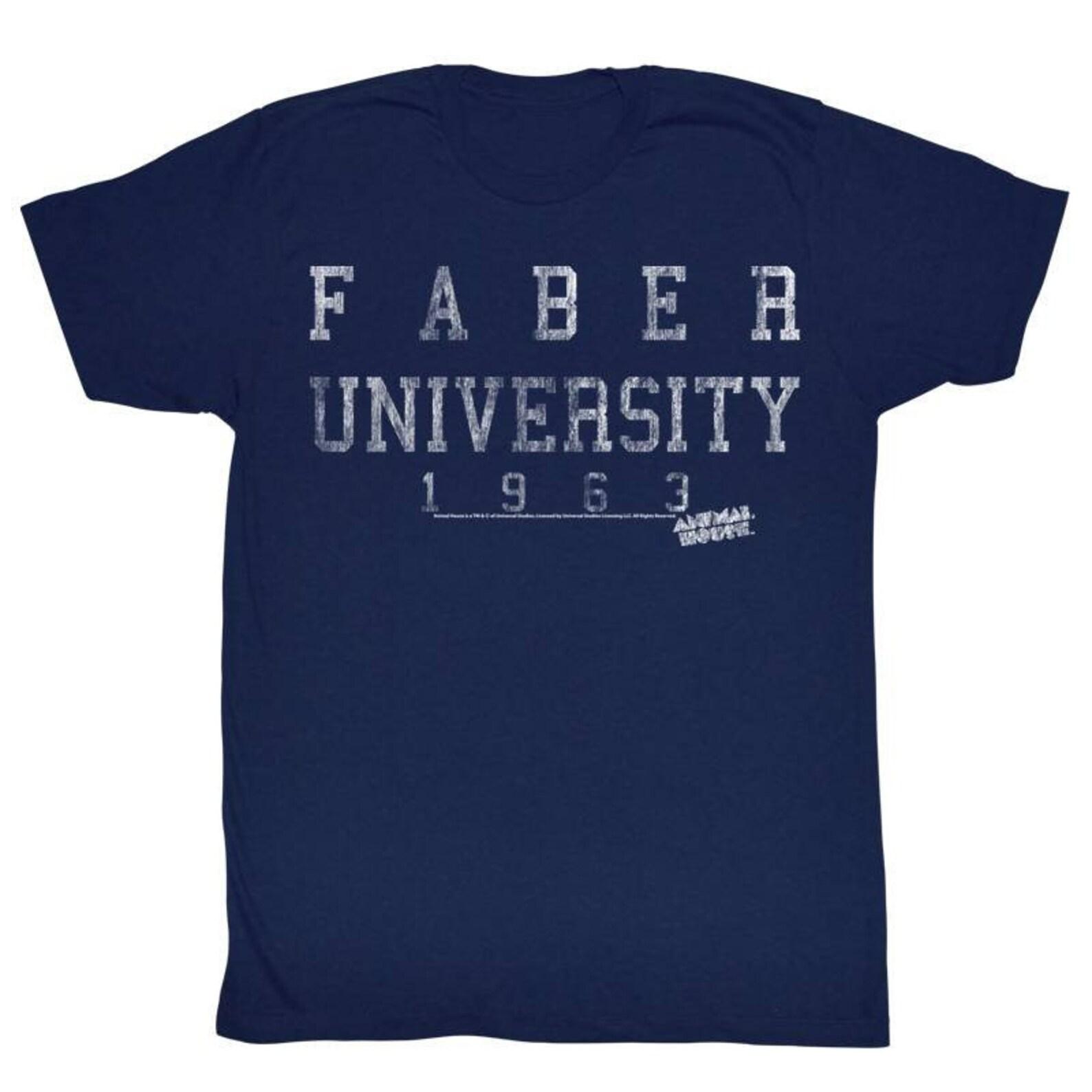 Animal House Faber University 1963 Navy Adult T-Shirt 4XL