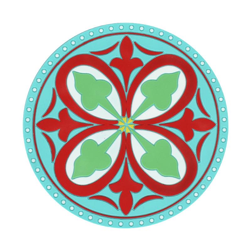 Bohemian Ethnic Style Non-Slip Insulated Coaster for Coffee, Tea, and Bowls