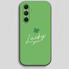 Lucky Clover Phone Case for Samsung Galaxy A73,23,53,33,24,72,22,52,32,54,A34 Soft Cover