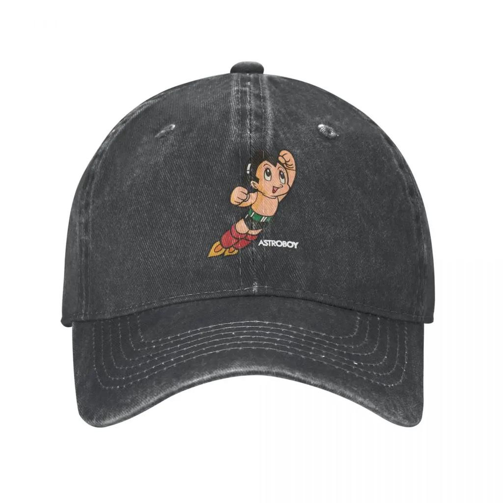Vintage Astroboy Anime Robot Summer Visor Cap Dad Baseball Cap Vintage Astro Boy Space Cartoon Unisexga Hat Denim Outdoor Casquette