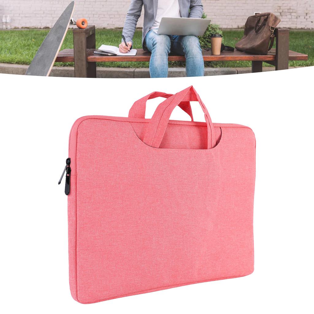 15.6 Inch Laptop Bag Stylish Lightweight Water Resistant Oxford Cloth Slim Computer Carry Case for Business Travel Home