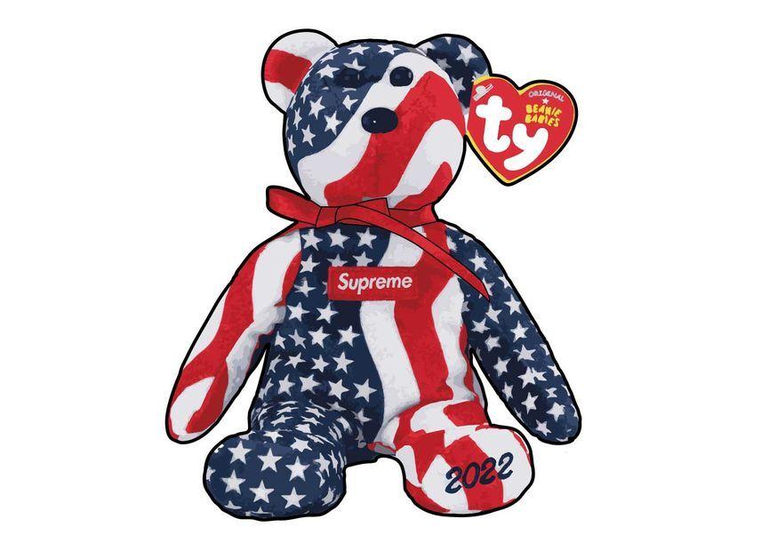 Supreme ty Beanie Baby Flag One-Size
