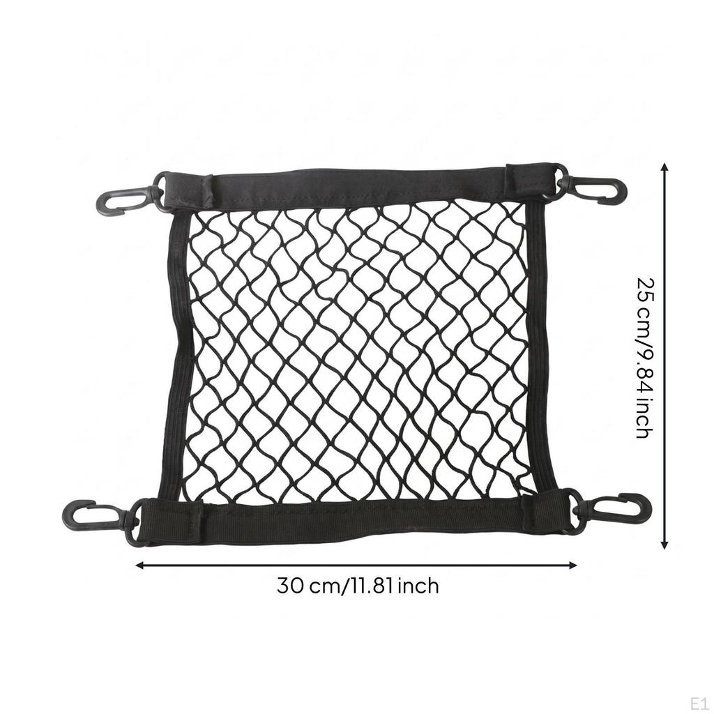 Bike Carrier Net Hooked Edges Elastic Cover Stretchable for Commuting
