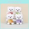 Adorable Plush Bear Keychain Cute Fruit Themed Stuffed Animal Accessory 12cm
