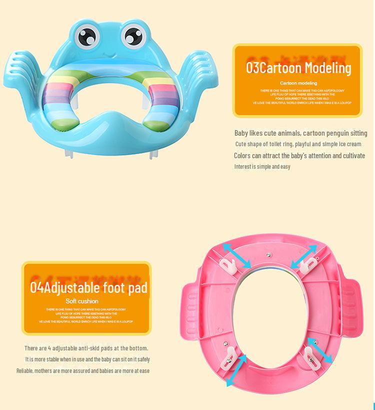 Coussin de siège de toilette portable pour enfants