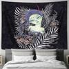 Bohemian Tapestry Wall Hanging Aesthetic Room Decor Nature Forest Plants Floral Wall Art Home Textile Bedroom Living Room
