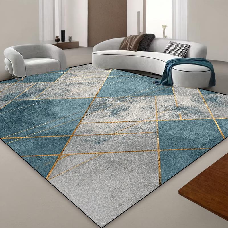 Modern Luxury Carpets for Living Room Large Area Geometric Abstraction Rugs Bedroom Cloakroom Decoration Rugs Coffee Table Mat