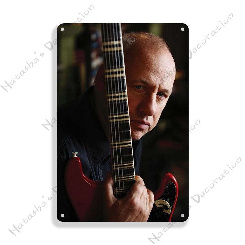 

Dire Straits Вінтажний Постер Металева Табличка MARK KNOPFLER Металева Вивіска Кафе Гараж Дім Настінна Вивіска Металева Пластина Вінтажна Декоративна Вивіска 20x30cm（7.8x11.8inch）