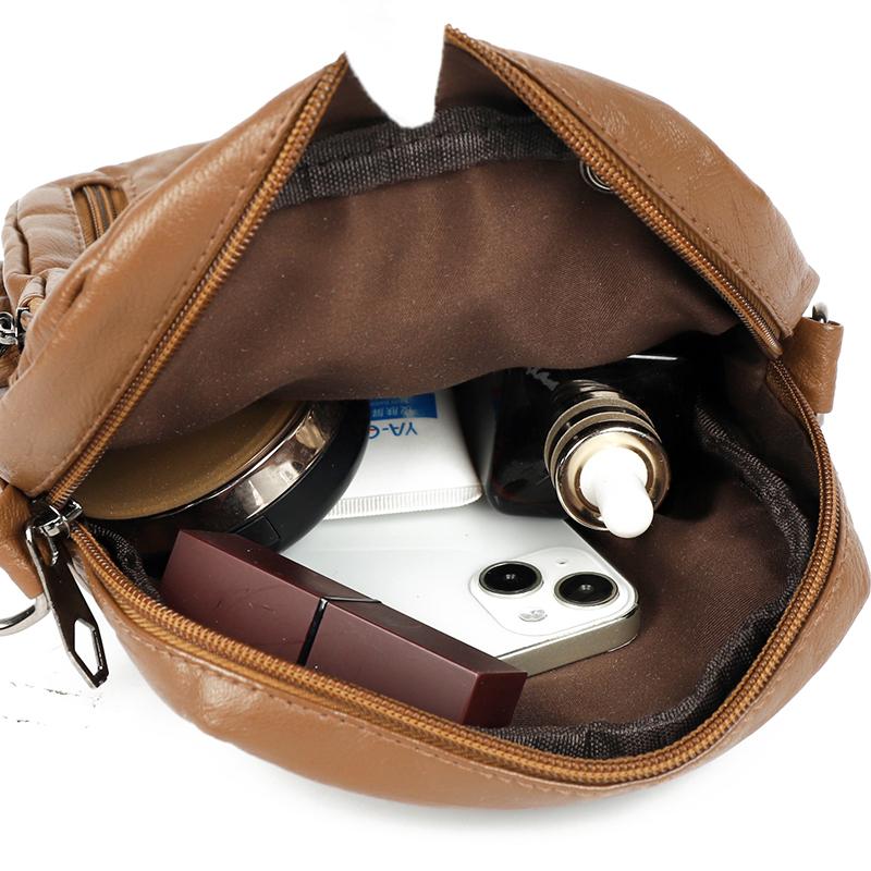 Crossbody Bag Women's Mobile Phone Bag Shoulder Bag Retro Small Square Bag